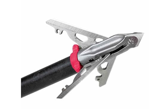 G5 Outdoors Deadmeat 100% Steel Expandable Crossbow Broadhead (3 Pack + Practice Tip) (Made in The USA)