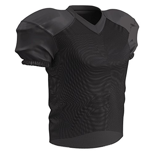 Champro Standard Time Out Football Practice Jersey, Black, Medium