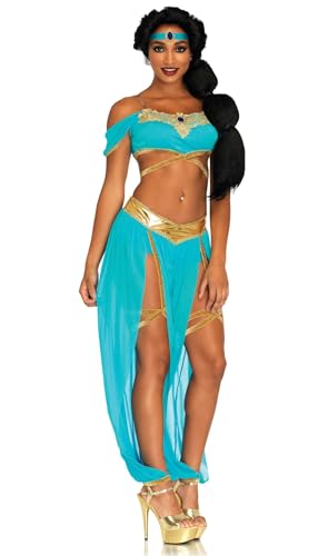 Leg Avenue Oasis Princess Costume - Medium - Blue (4-Piece)