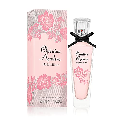 (-42%) Christina Aguilera - Definition Eau de Parfum für Damen, Floraler Moschus-Duft, sizilianische Bergamotte, Vanilleorchidee & Moschus, kraftvolles, weibliches & lebhaftes Parfüm Spray für Damen, 50 ml