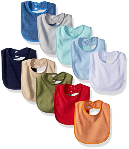 Hudson Baby Unisex Baby Drooler Bib With Waterproof Lining