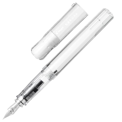 Pilot Kakuno Fountain Pen (Extra Fine, Clear)