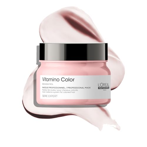 L’Oréal Professionnel Vitamino Color Hair Mask for Color-treated Hair - 250 ml | Professional supercharged conditioner with Resveratrol for color prot