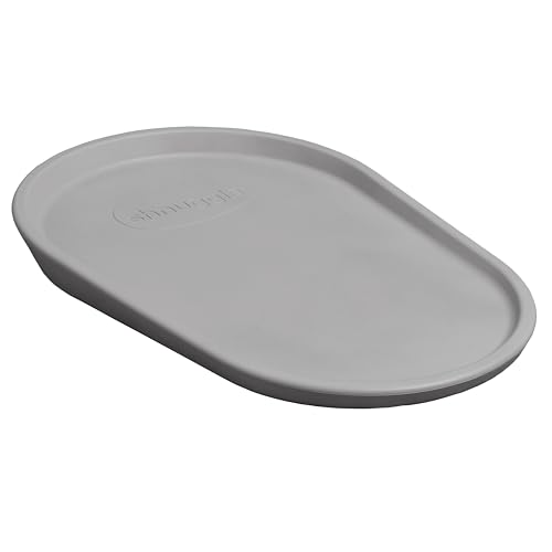 Shnuggle Squishy Baby Changing Mat | Soft and Warm Foam Material is Nicer for Babies | Perfect for Nappy/Diaper Changing Time | Anti-Slip Easy Clean Wipeable | Grey