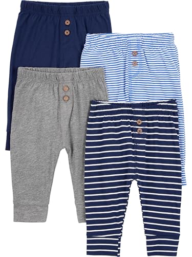 Calças Pacote com 4 calças neutras Simple Joys by Carter'sUnisex Bebê
