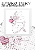 Cross Stitch Christmas Ornament Patterns Fairy Room Decor Silhouette Fairie Ballet Decorations Fairy Dreams Counted Crossstitch Love Needlecrafts Stitchx Line Pink Artwork English Edition
