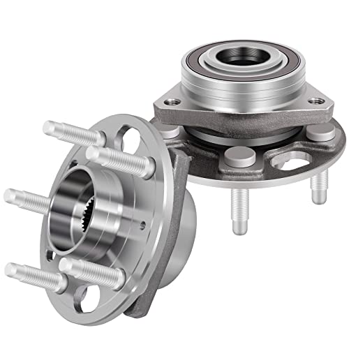 ECCPP 513288 2PCS Front/Rear Wheel Hub Bearing Assembly 5 Lugs w/ABS for 2010-2016 for Cadillac XTS ONLY Front, CTS, for Buick Allure, Regal, Lacrosse, for Chevy Malibu, Impala, Equinox