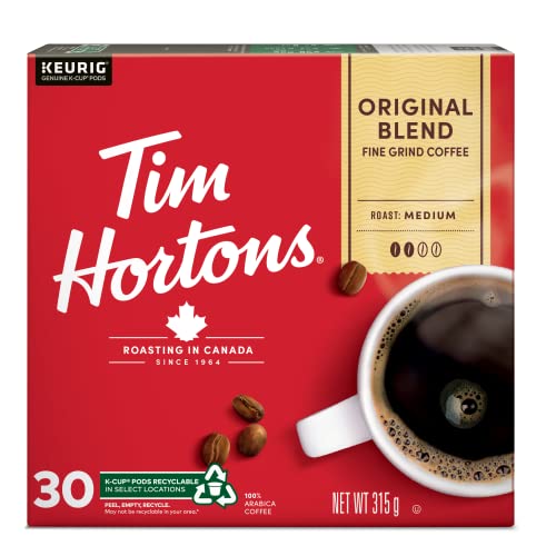 Tim Hortons Original Blend K-Cup Pods, 30 count