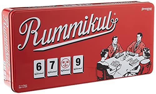 Rummikub In Retro Tin The Original Rummy Tile Game By Pressman Red 5