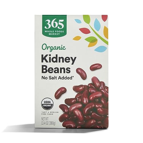 365 by Whole Foods Market, Organic Kidney Beans No Salt Added, 13.4 oz