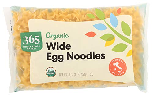 365 by Whole Foods Market, Organic Wide Egg Noodles, 16 Ounce