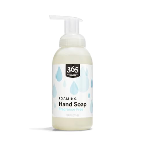 365 by Whole Foods Market, Foaming Hand Soap, Fragrance Free, 12 Fl Oz
