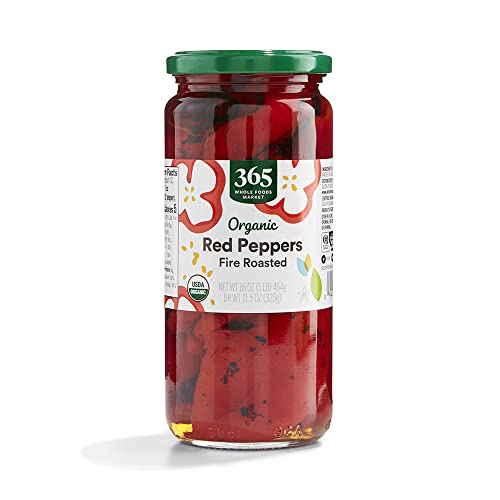 365 by Whole Foods Market, Organic Roasted Red Peppers, 16 Ounce