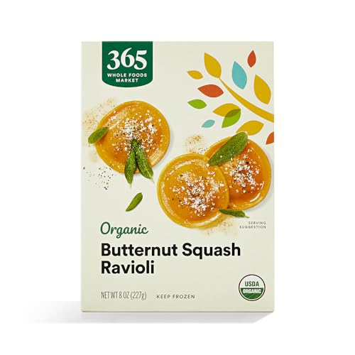 365 by Whole Foods Market, Organic Butternut Squash Ravioli, 8 oz, (Frozen)