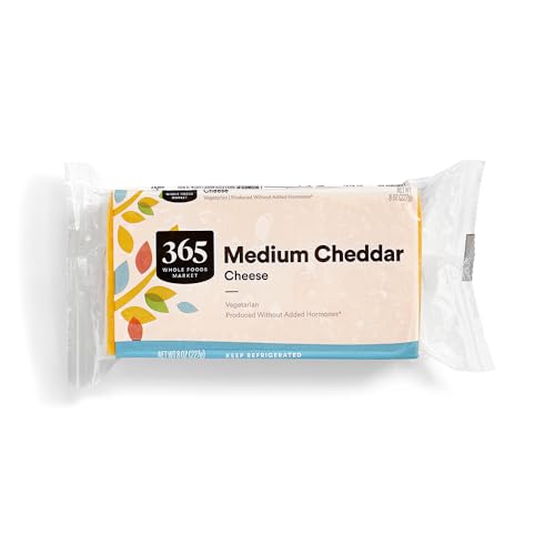 365 Everyday Value, Medium Cheddar Bar, 8 oz