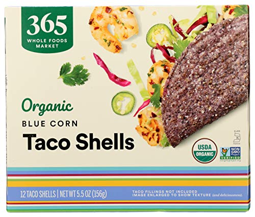 365 by Whole Foods Market, Organic Blue Taco Shells, 5.5 Ounce
