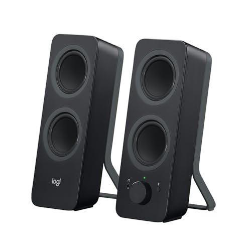 Logitech Z207 2.0 Stereo Computer Speakers Sleek & Powerful