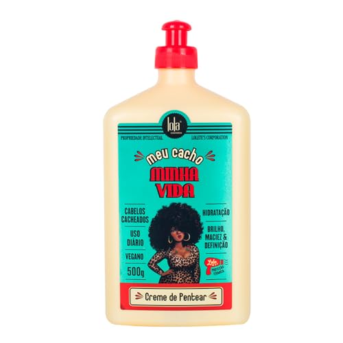 Lola From Rio – Meu Cacho Minha Vida – Curl Defining Cream for Soft, Bouncy Curls & Waves – Lightweight Moisturizing Curl Enhancer – 17.6 fl oz