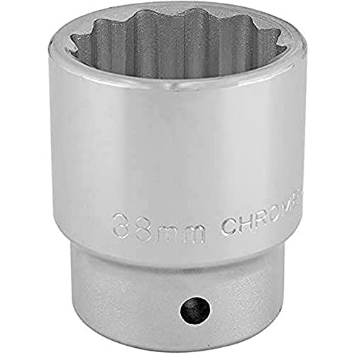 Draper T-MM/B 3/4 Square Drive 12 Point Socket (38mm), Blue, 38 mm