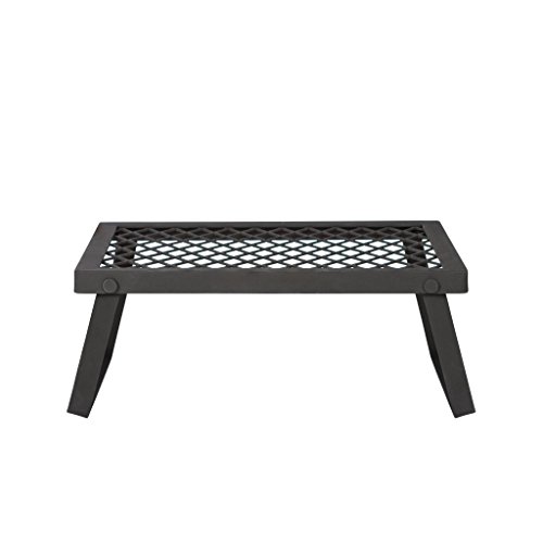 🔥 STARKER PREIS (-37%) Amazon Basics Robuster, klappbarer Camping Grill, Mittelgroß, Schwarz