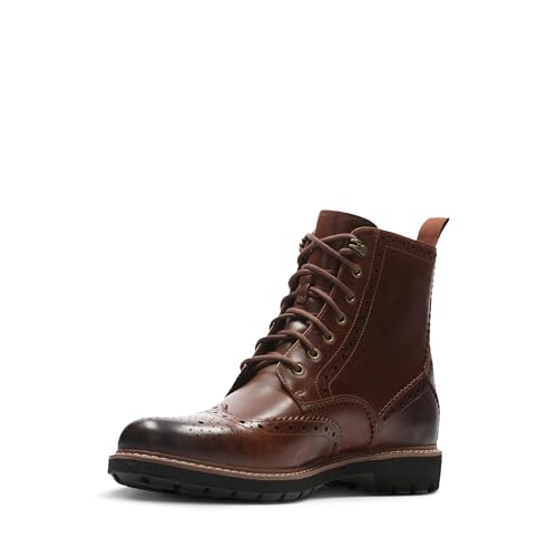 🔥 STARKER PREIS (-59%) Clarks Batcombe Lord Mens Dark Tan Lea, 10.5