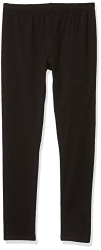 The Children's Place Girls' Essential Leggings, Black Single, Medium