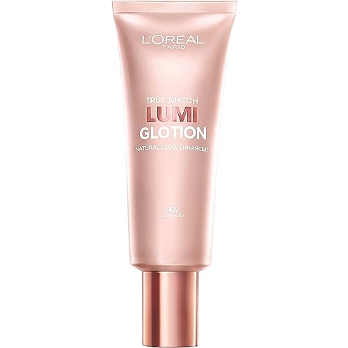 L'Oreal Paris Makeup True Match Lumi Glotion, Natural Glow Enhancer, Illuminator Highlighter, Bronzing Drops For a Sun-Kissed Glow, 902 Light
