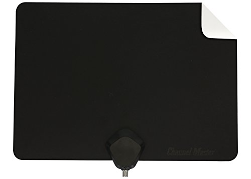 Channel Master FLATenna - Indoor Digital HDTV Antenna, 12' Coaxial Cable, Superior Reception Range & Signal Reliability, Supports 4K Smart TVs, OTA Broadcast & NextGen TV, Easy Install
