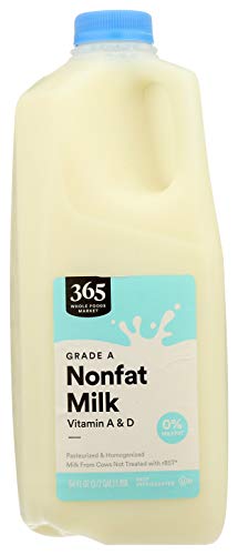 365 Everyday Value, Fat Free Milk, Half Gallon, 64 oz