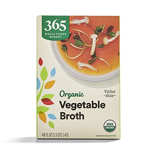 365 by Whole Foods Market, Organic Vegetable Broth, 48 Fl Oz