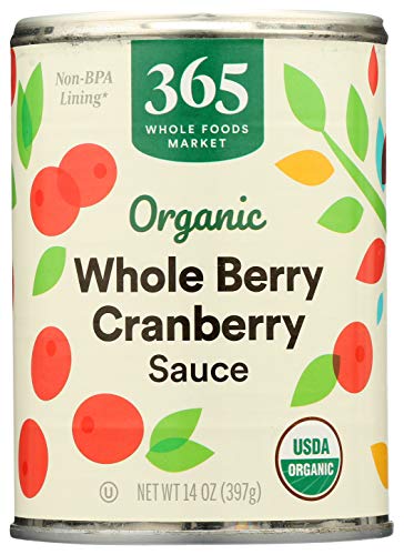 365 by Whole Foods Market, Organic Whole Berry Cranberry Sauce, 14 Ounce