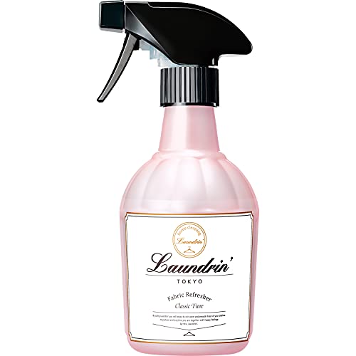 Laundrin Fabric Refresher Spray, Pet Odor Eliminator for Home, Room Essentials Fabric Spray, & Odor for Mattress, Curtain, Sofa, Carpet, Furniture, and Bedding - 300ml, Classic Fiore