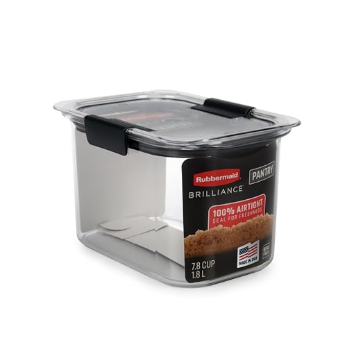 Rubbermaid Brilliance Airtight Food Storage Container BPA-Free 7.8 Cup