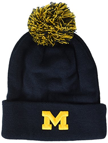 ZHATS Zephyr Men's Pom Knit Beanie, Team Color, Adjustable