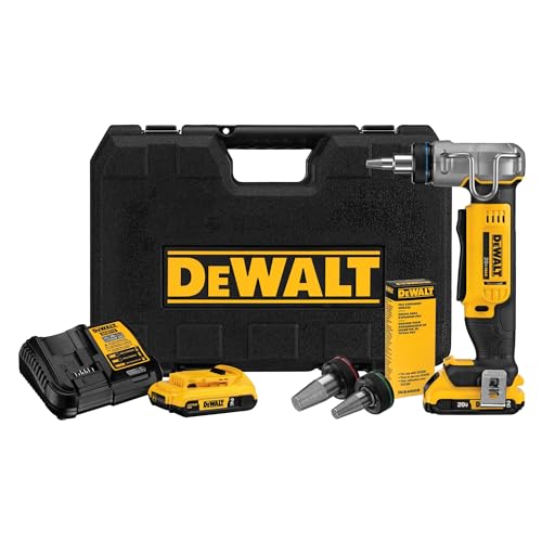 DEWALT 20V MAX* PEX Expander Tool Kit, 1-Inch (DCE400D2)