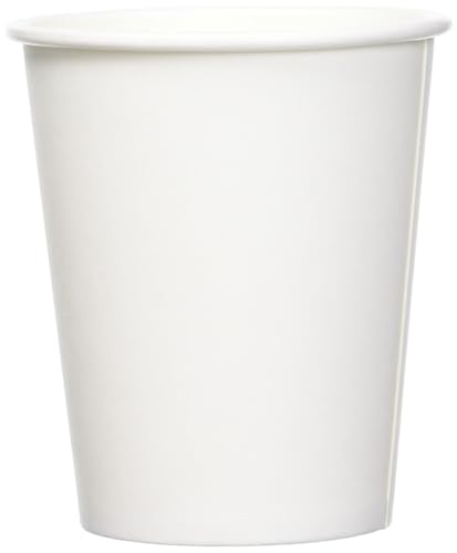 Amazon Basics Disposable Coffee Cups, 8 ounces, Paper, 1000 Count (Pack of  1), White - myEliteProducts
