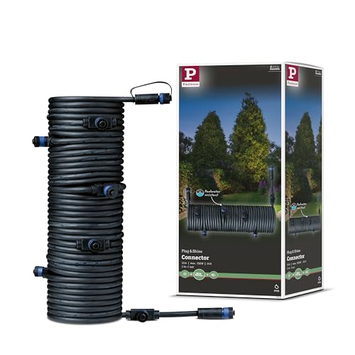 (-44%) Paulmann 939.31 Outdoor Plug & Shine Connector 15m 1in-7out IP68 2x1,5mm² 93931 Verlängerungskabel Verbindungskabel Aussenbeleuchtung