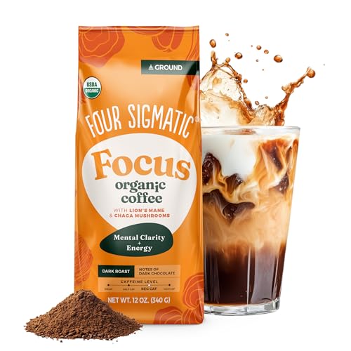 Four Sigmatic Mushroom Ground Coffee, Lion's Mane, 12 Ounce