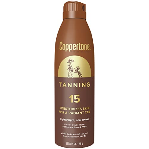 Coppertone Tanning Dry Oil Sunscreen Continuous Spray Body The continuous spray