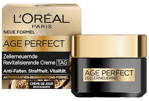 (-20%) L'Oréal Paris Tagespflege für Frauen: schützt die Hautzellen vor freien Radikalen und mildert Faltenmit Neohesperidin und Vitamin E, Age Perfect Zell Renaissance1x 50ml