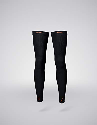 Incrediwear Leg Sleeve 2pk – Full Length Long Leg Sleeve for Leg Pain Relief & Muscle Recovery, Helps Reduce Swelling & Inflammation, Promotes Circulation, Leg Sleeves for Men & Women (Black, Medium)