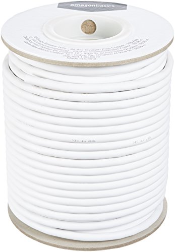 (-47%) Amazon Basics Lautsprecherkabel, 12 AWG (2,05 mm), 99,9 % sauerstofffreies Kupfer, 61 m, Weiß