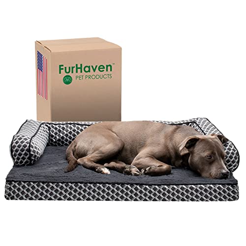 furhaven orthopedic dog couch