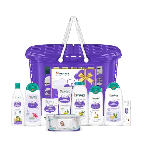Himalaya Happy Baby Gift Pack 9s with Newborn Baby Essentials | No. 1 Doctor Recommended Brand | Complete Baby Care Kit | Safe for Newborns | Perfect