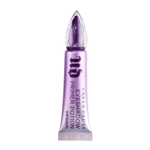 Urban Decay Eyeshadow Primer Potion - Nude Eyelid Base Primer, for Smooth & Crease-Resistant Eye Makeup, Waterproof & Long-Lasting, Translucent Shade, Universal for All Skin Tones - 0.33 fl oz