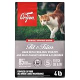 ORIJEN Fit & Trim Grain Free WHOLEPREY Dry Cat Food 4lb Bag