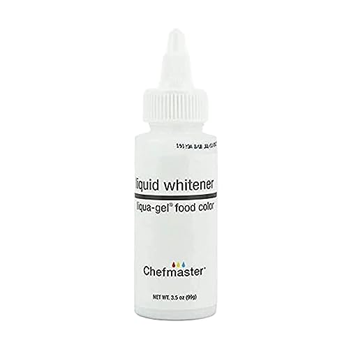 Chefmaster Liquid Whitener Liqua -Gel Food Coloring | Brighter Whites & Pastels | Professional-Grade Dye | Fade-Resistant