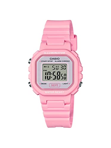 Casio LA20WH Series | Women's Digital Watch | Water Resistant | 100 SEC Chronograph | Alarm | LED Illuminator | 5-Year Battery