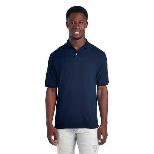 playeras tipo polo azul marino
