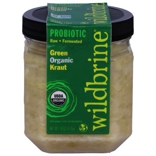 Wildbrine Kraut Raw Green, 18 oz